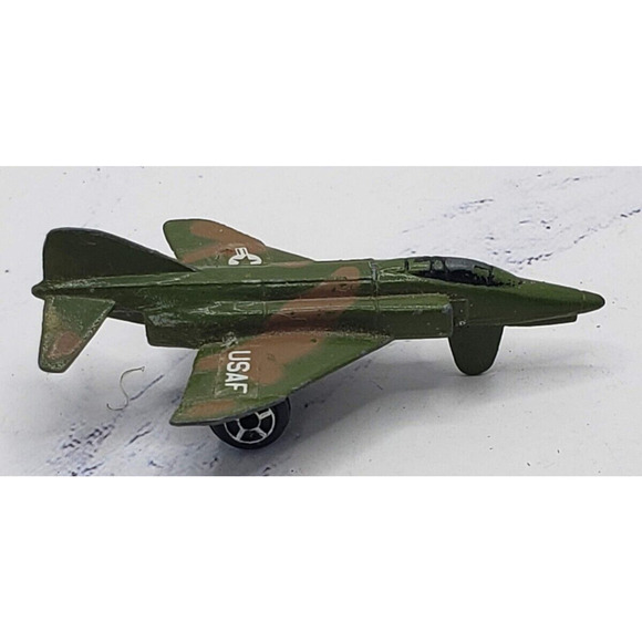 Vintage Tootsie Toy US Air Force Diecast Metal Aircraft Military Fighter Jet - Picture 3 of 7
